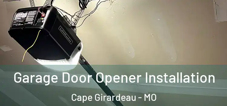  Garage Door Opener Installation Cape Girardeau - MO